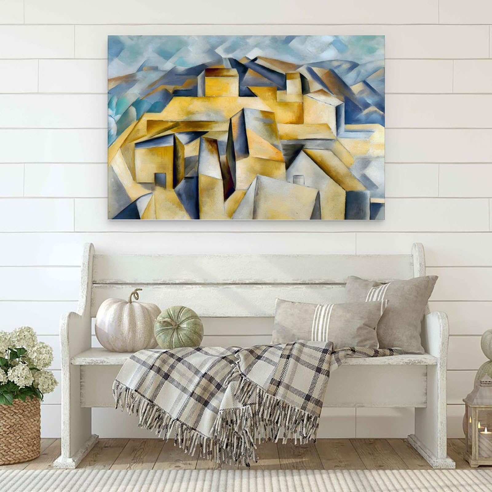 Amazon.co.jp: 丘の上のピカソの家 ポスター 1909 年にパブロ・ピカソ